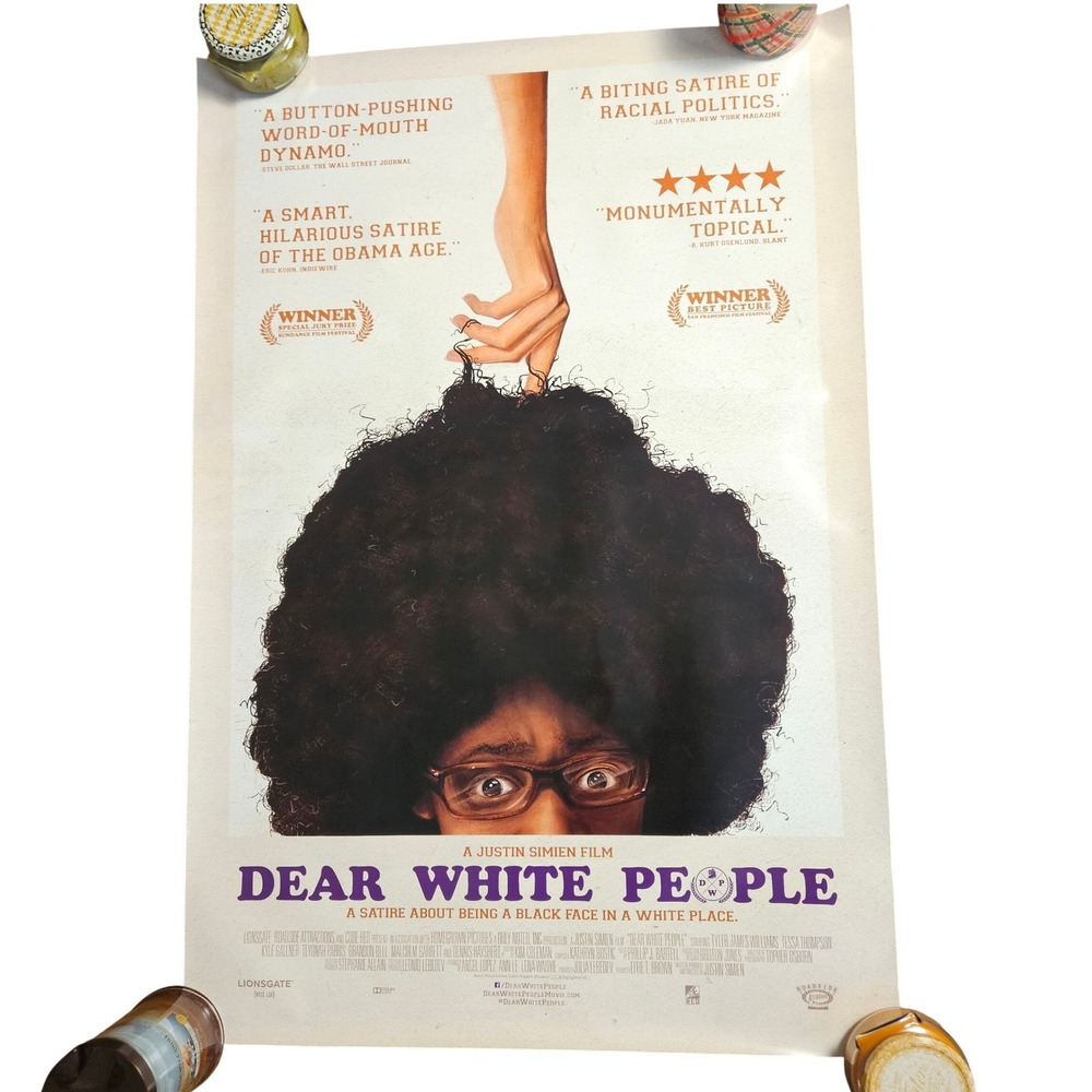 Dear White People 2014 Original Teaser Movie Poster‎ 27x40 Tessa Thompson D/S